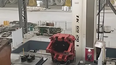 ماكينة الحفر والتفريز لقِطع توربينات الرياح - 2